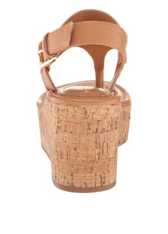 Коричневые босоножки Tommy Hilfiger с ремешком с логотипом, с пряжкой