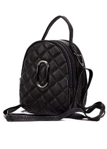Женская небольшая сумка Corze AB14047 кросс боди чёрная кэжуал