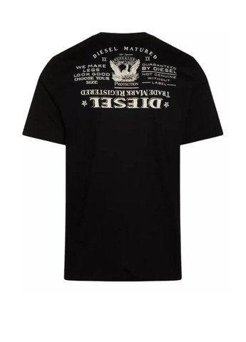 Чорна футболка Diesel