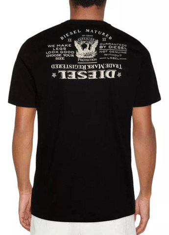Чорна футболка Diesel