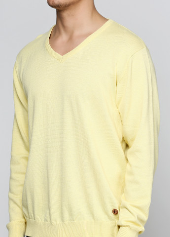 Жовтий демісезонний пуловер пуловер Pierre Cardin