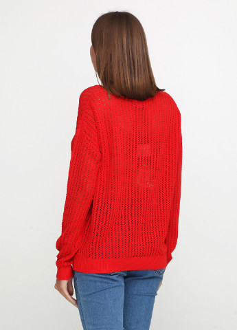 Червоний демісезонний пуловер пуловер Intown