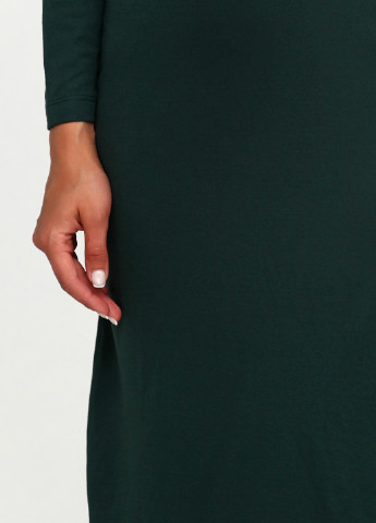 Темно-зеленое кэжуал платье футляр Alcott однотонное