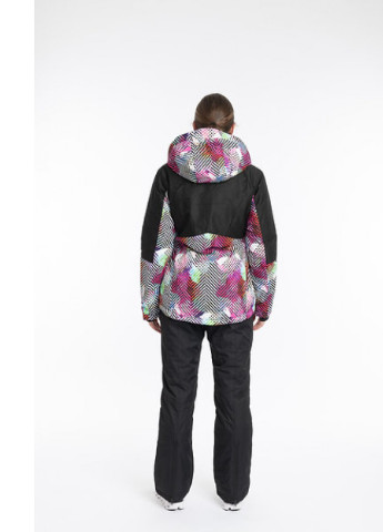 Куртка лыжная женская Aqua черный с розовым (B2418-black) Just Play (255452221)