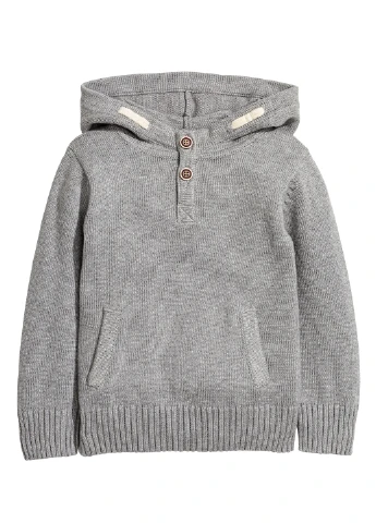 Сірий демісезонний светр джемпер H&M