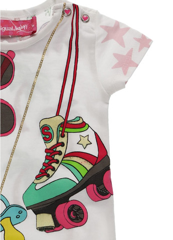 Біла літня футболка Desigual