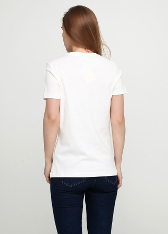 Белая летняя футболка BRANDTEX COASTLINE