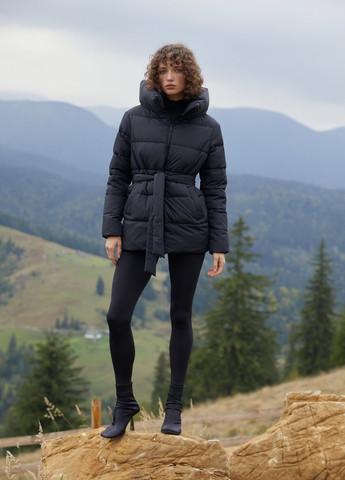 Черная зимняя куртка Gepur