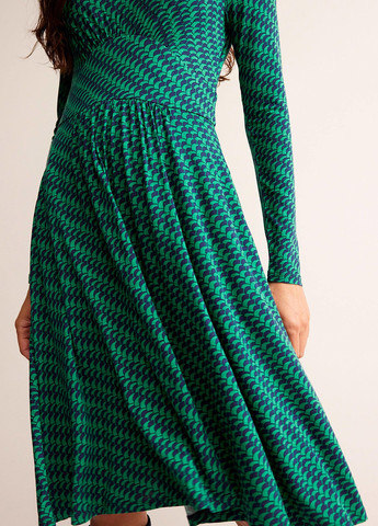 Зелена кежуал сукня Boden з геометричним візерунком