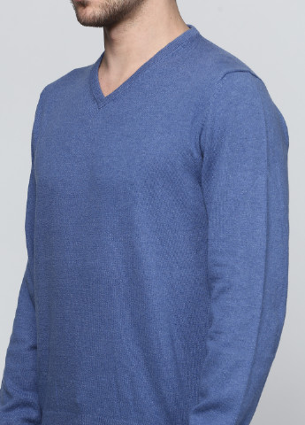 Голубой демисезонный пуловер пуловер Magliere Di Perugia