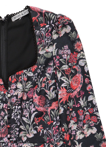 Черное кэжуал платье футляр hope & ivy с цветочным принтом