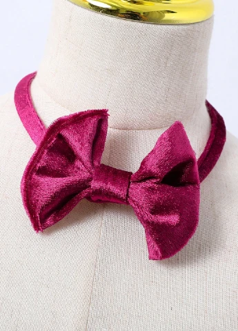 Бордовий літній комплект (сукня, чокер) SHEIN