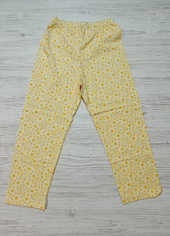 Жовта всесезон піжама для дівчинки зведзи, Donella