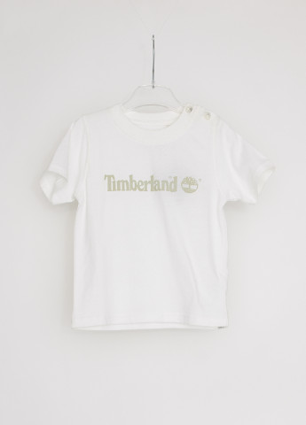 Белая летняя футболка Timberland