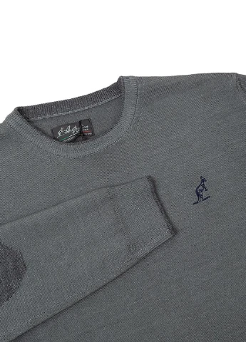 Сірий демісезонний джемпер lsuma0010-022 джемпер Australian Sweater Merinos Crewneck Grey