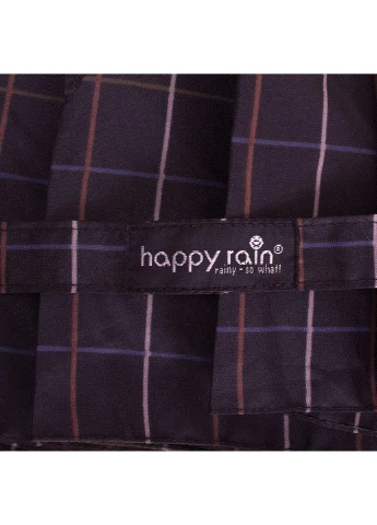 Чёрный мужской складной зонт полный автомат 95 см Happy Rain (194317196)