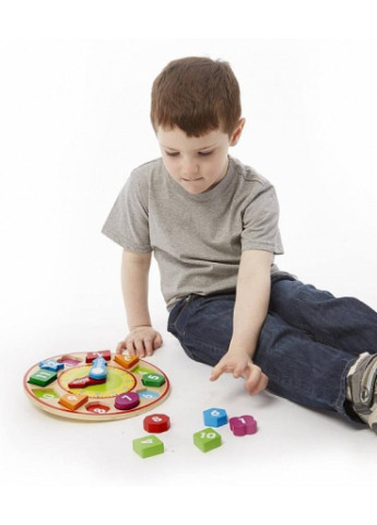 Розвиваюча іграшка Melissa & Doug Годинники-сортувальник (MD18593) Melissa&Doug Часы-сортировщик (203969138)