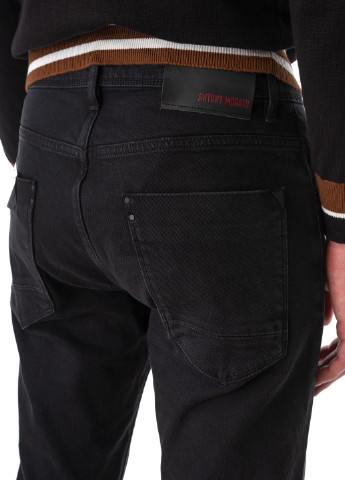 Черные демисезонные джинсы Antony Morato
