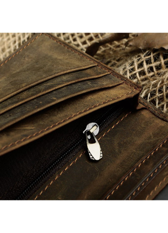 Мужской кожаный кошелек 9х19 см Vintage (252133062)