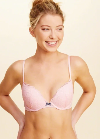 Світло-рожевий бюстгальтер Hollister