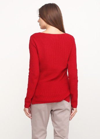 Червоний демісезонний пуловер пуловер Street One