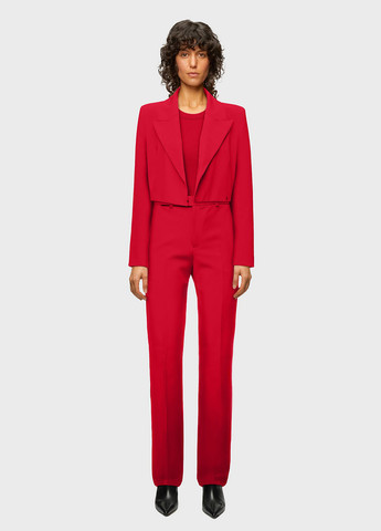 Красный женский жакет Drykorn однотонный - демисезонный