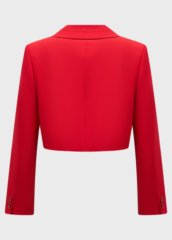 Красный женский жакет Drykorn однотонный - демисезонный