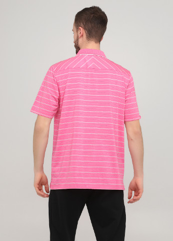 Розовая футболка-поло для мужчин Greg Norman в полоску