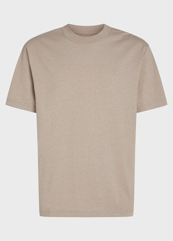 Бежевая футболка Calvin Klein Jeans