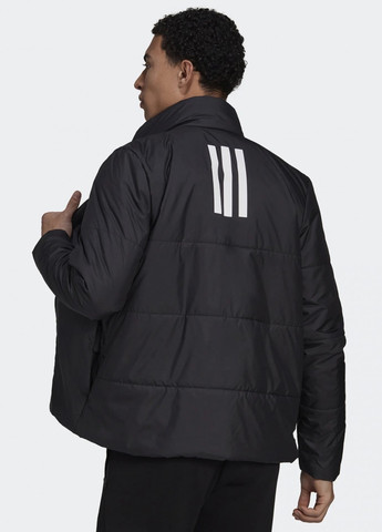 Черная зимняя куртка adidas BSC 3S INS JKT BLACK