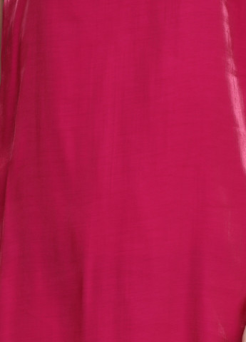 Малиновое коктейльное платье Zara однотонное