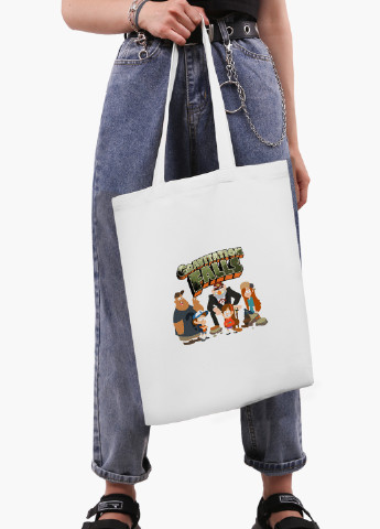 Еко сумка шоппер біла Гравіті Фолз (Gravity Falls) (9227-2628-WT-2) екосумка шопер 41*35 см MobiPrint (228210789)