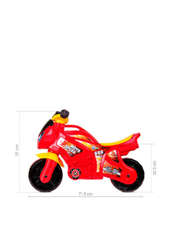 Мотоцикл, 72х51х35 см ТехноК (255759584)