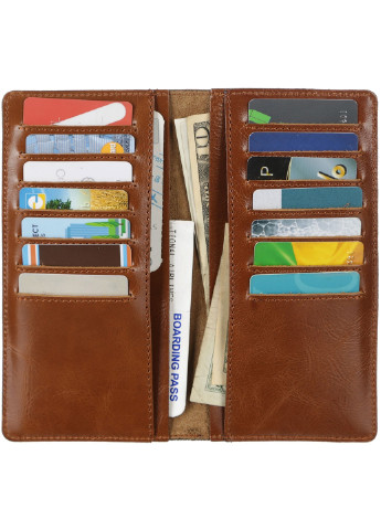 Мужской кожаный кошелек 8,5х17,5 см Shvigel (252129410)