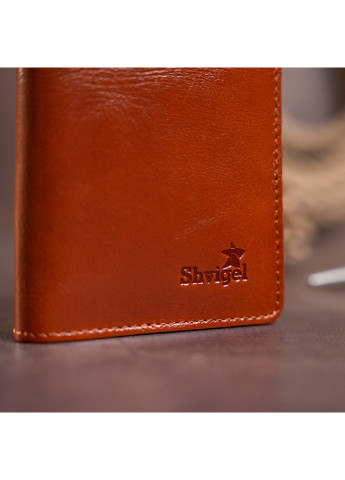 Мужской кожаный кошелек 8,5х17,5 см Shvigel (252129410)