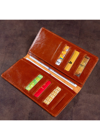 Мужской кожаный кошелек 8,5х17,5 см Shvigel (252129410)