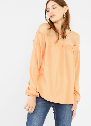 Оранжевая демисезонная блуза Pimkie