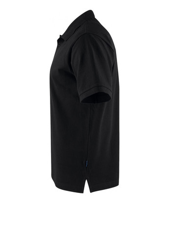 Черная футболка-поло для мужчин James Harvest однотонная