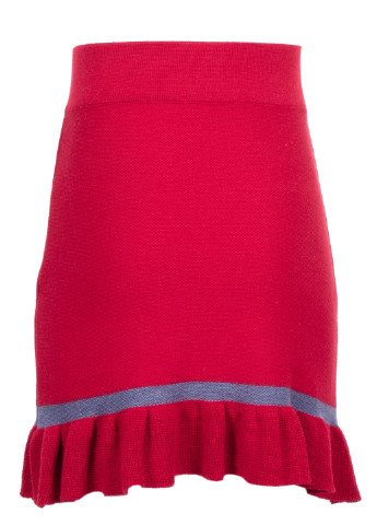 Красная кэжуал юбка Flash