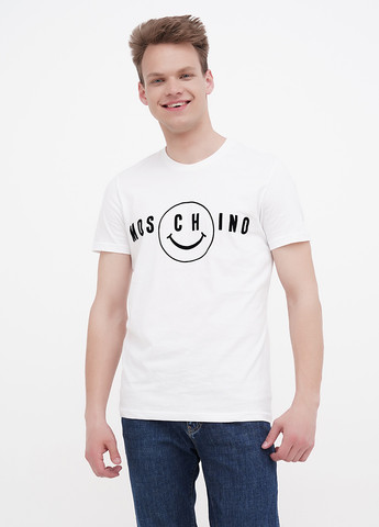 Біла футболка Moschino
