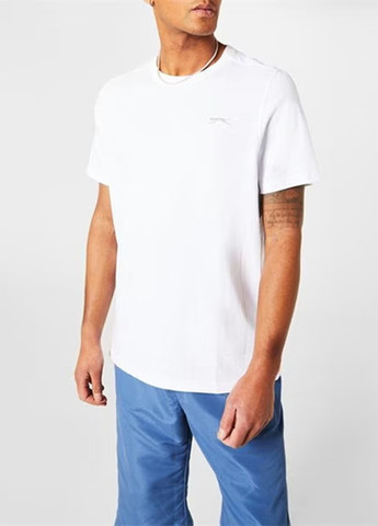 Белая футболка Slazenger