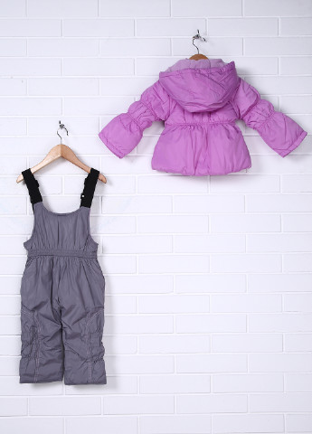 Фиолетовый зимний комплект (куртка, комбинезон) Aimico