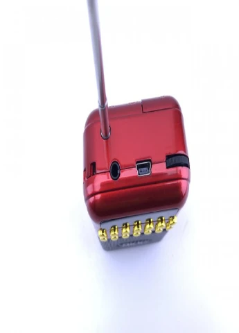 Радиоприёмник B872 с USB и MP3 Красный No Brand (253934519)