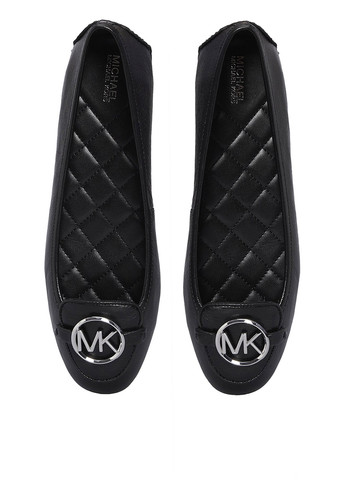 Жіночі балетки Michael Kors | чорні однотонні логотип натуральна шкіра (307149395)