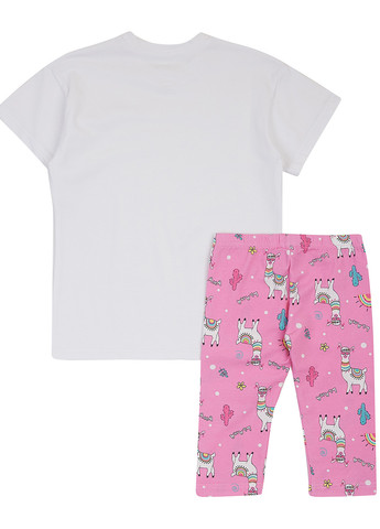 Комбінований літній комплект (футболка, бриджі) Ляля