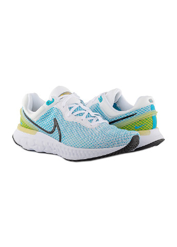 Блакитні кросівки react miler 3 демісезон Nike