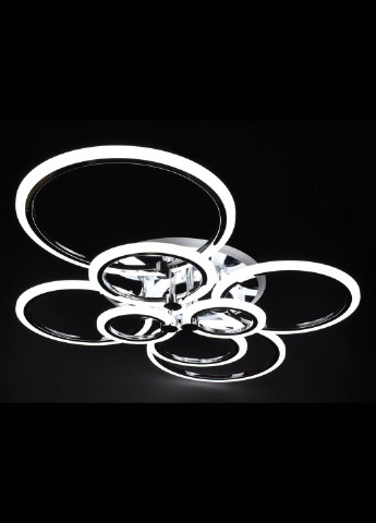 Люстра стельова LED з пультом A2374 / 8-RGB-ch Хром 14х80х103 см. Handmade (234540147)