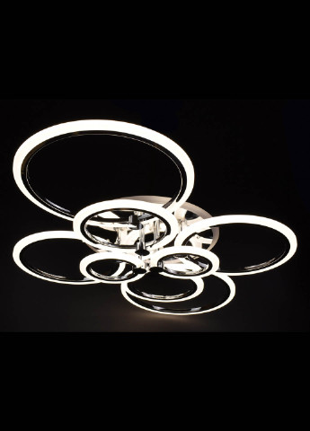 Люстра стельова LED з пультом A2374 / 8-RGB-ch Хром 14х80х103 см. Handmade (234540147)