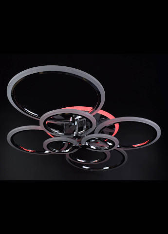 Люстра стельова LED з пультом A2374 / 8-RGB-ch Хром 14х80х103 см. Handmade (234540147)