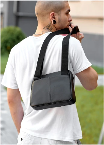 Чоловіча сумка месенджер 25х19х6 см Sambag (254595387)